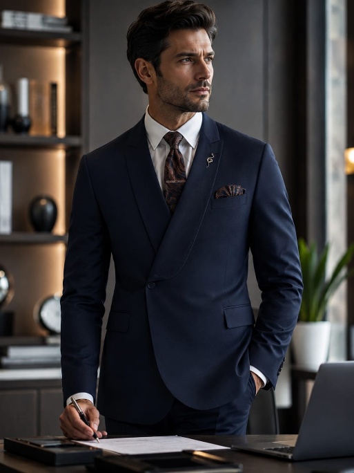 Men's Corporate Business Suit Uniform